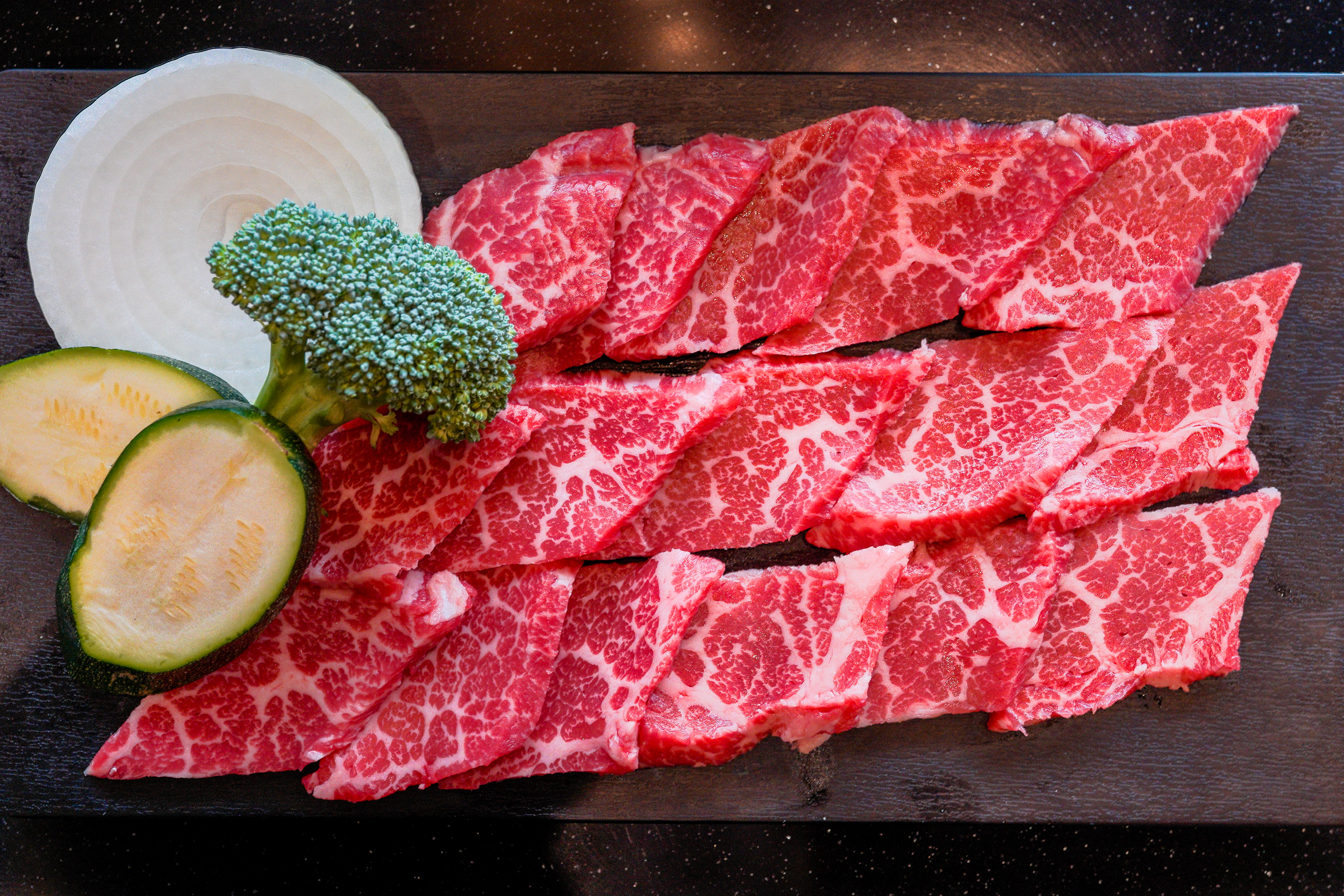 Boneless Beef Short Ribs - Tender boneless beef short ribs marinated in traditional Korean BBQ sauce